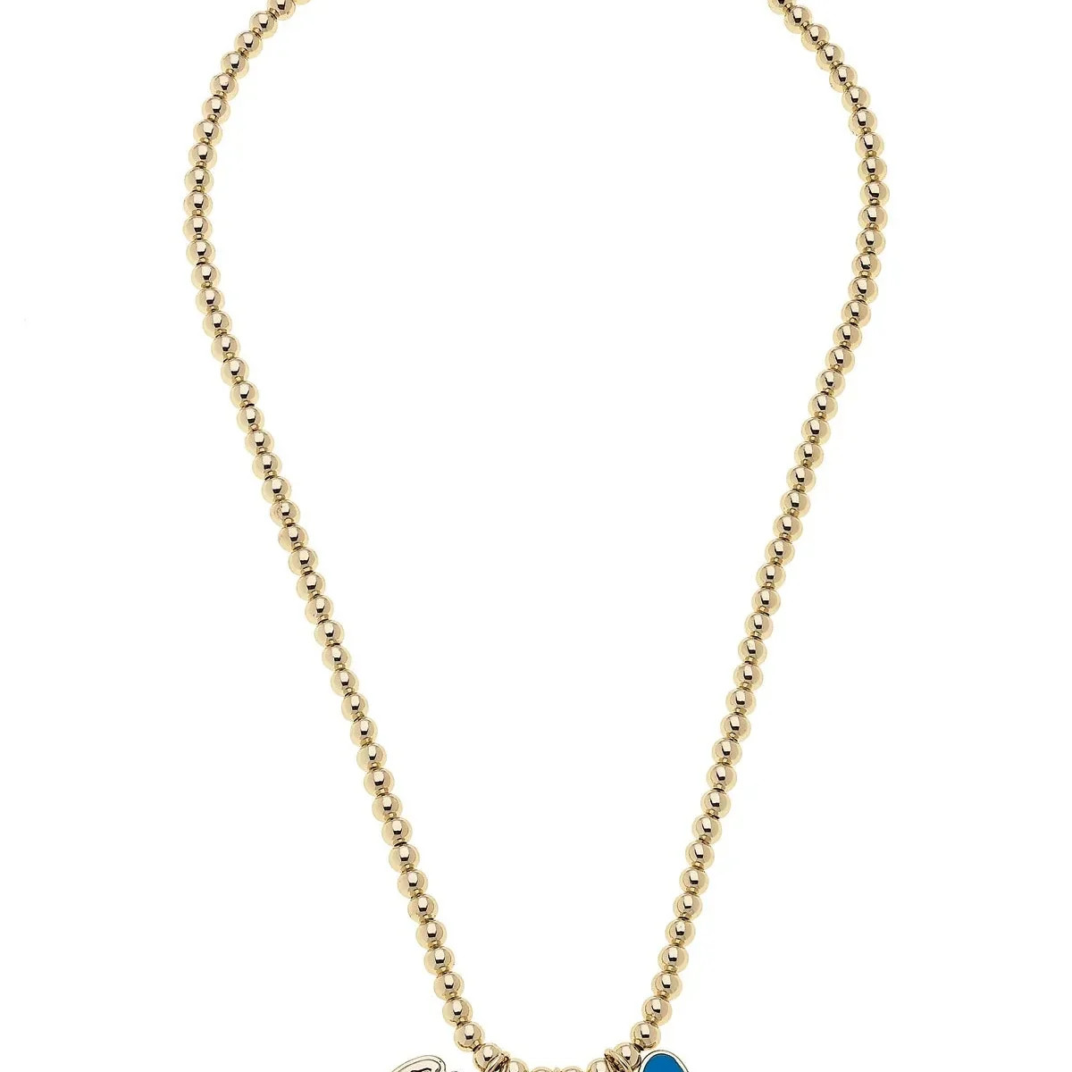 Ball Bead Charm Necklace | Ole Miss Rebels | Stewart Simmons