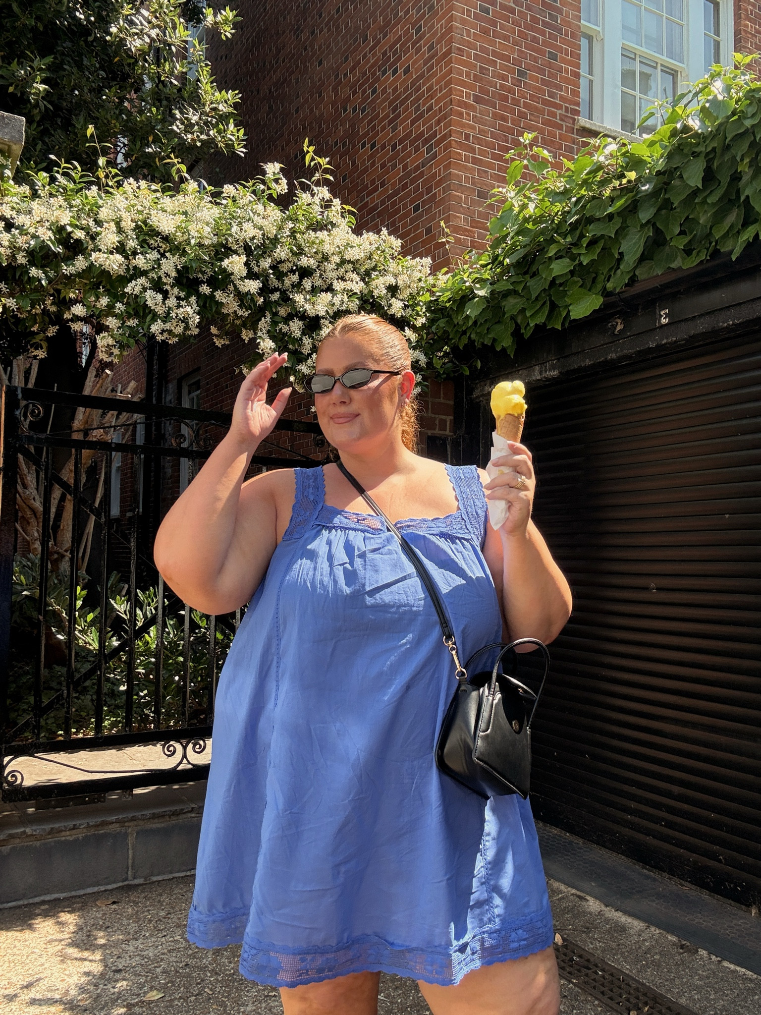 Plus size blue cotton mini dress for summer

#LTKmidsize #LTKdresses #LTKplussize