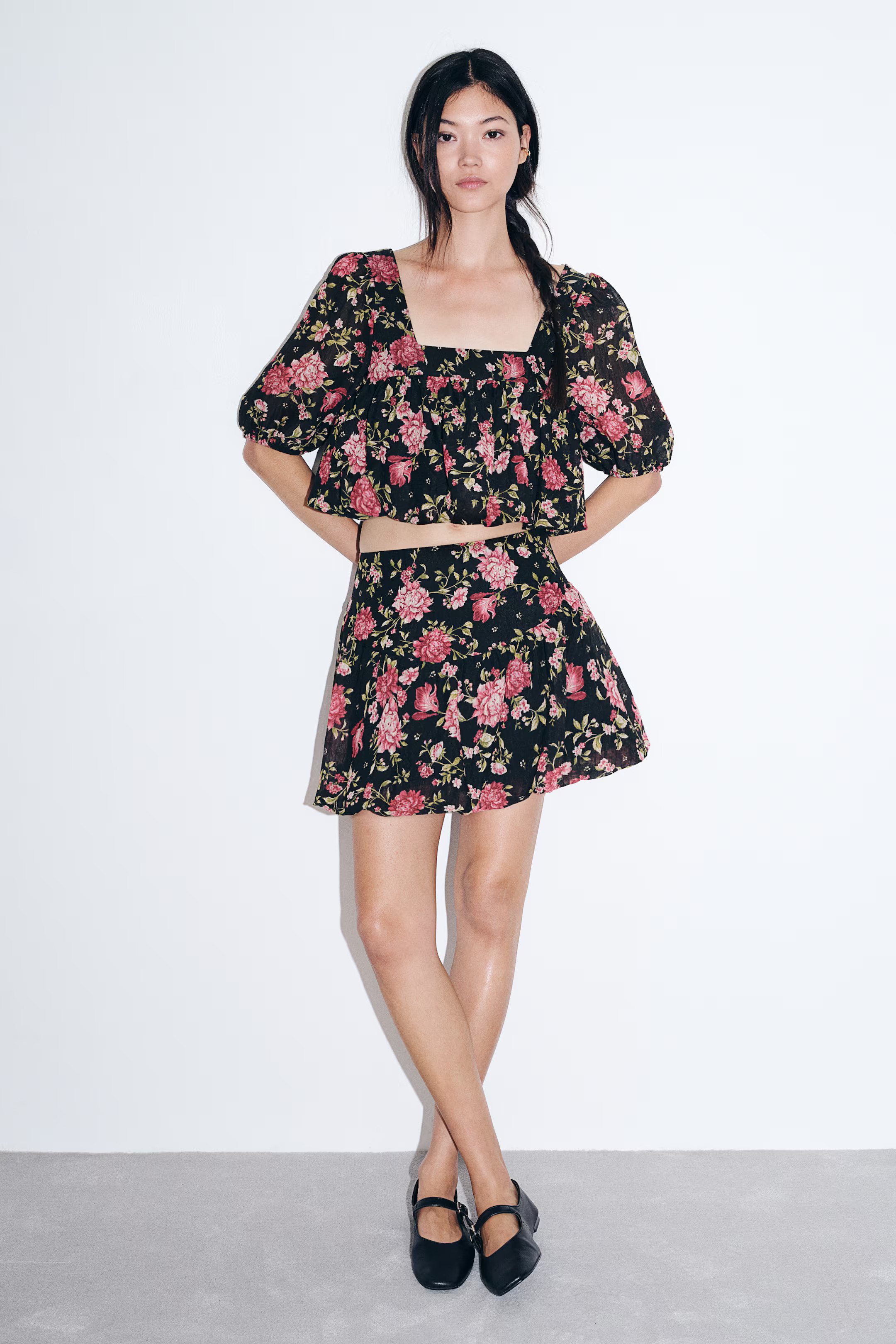 Gonna fantasia con bordo a palloncino | H&M (FR, IT, ES, PT, BE)