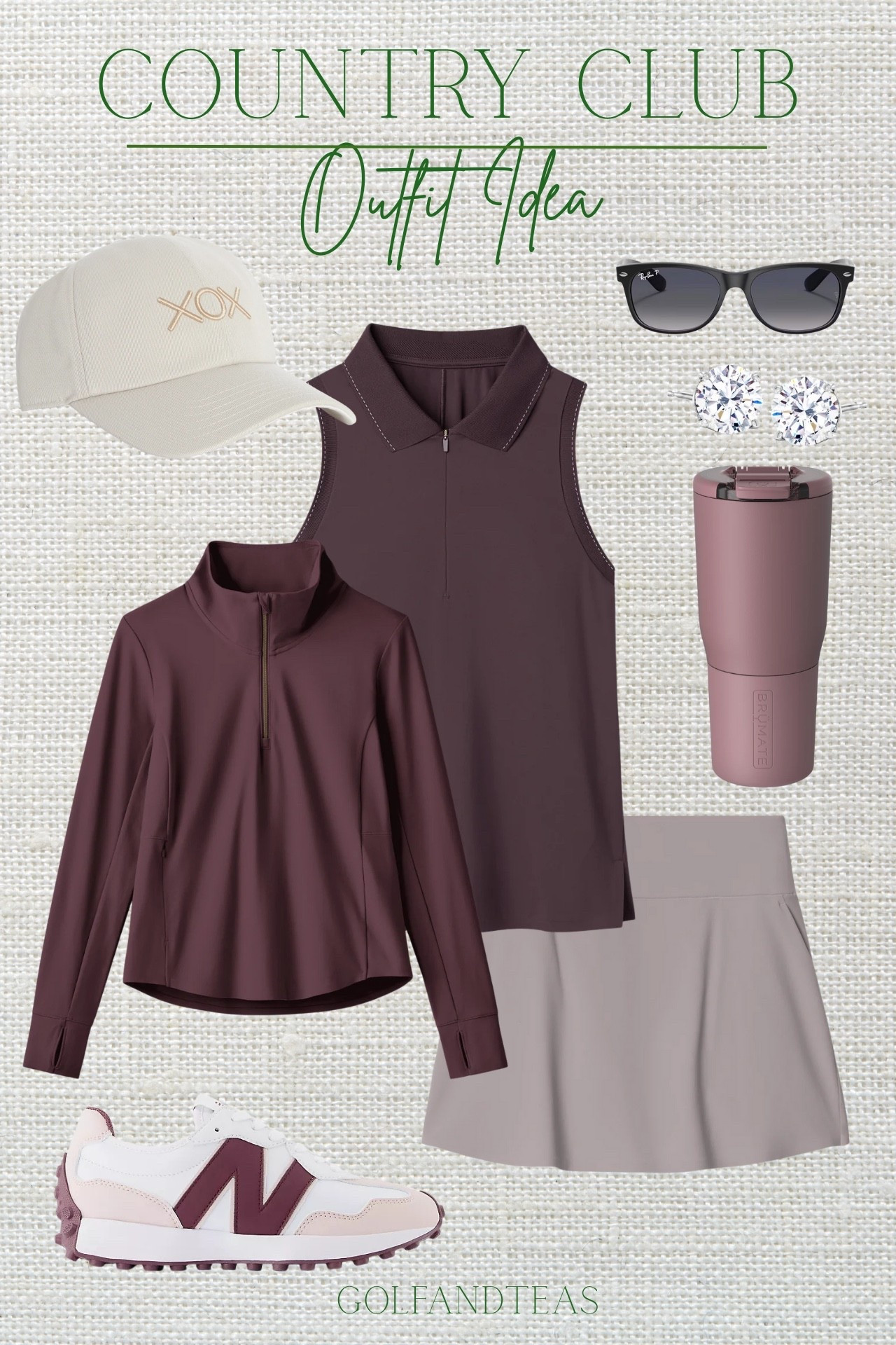 Layering up is key to fall golf. Loving this deep mauve color for fall. Don’t forget to keep hydrated with a great Brumate tumbler  

#LTKActive #LTKOver40 #LTKSeasonal