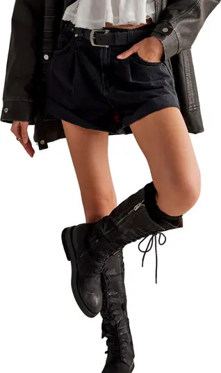 Free People Danni High Waist Denim Shorts | Nordstromrack | Nordstrom Rack