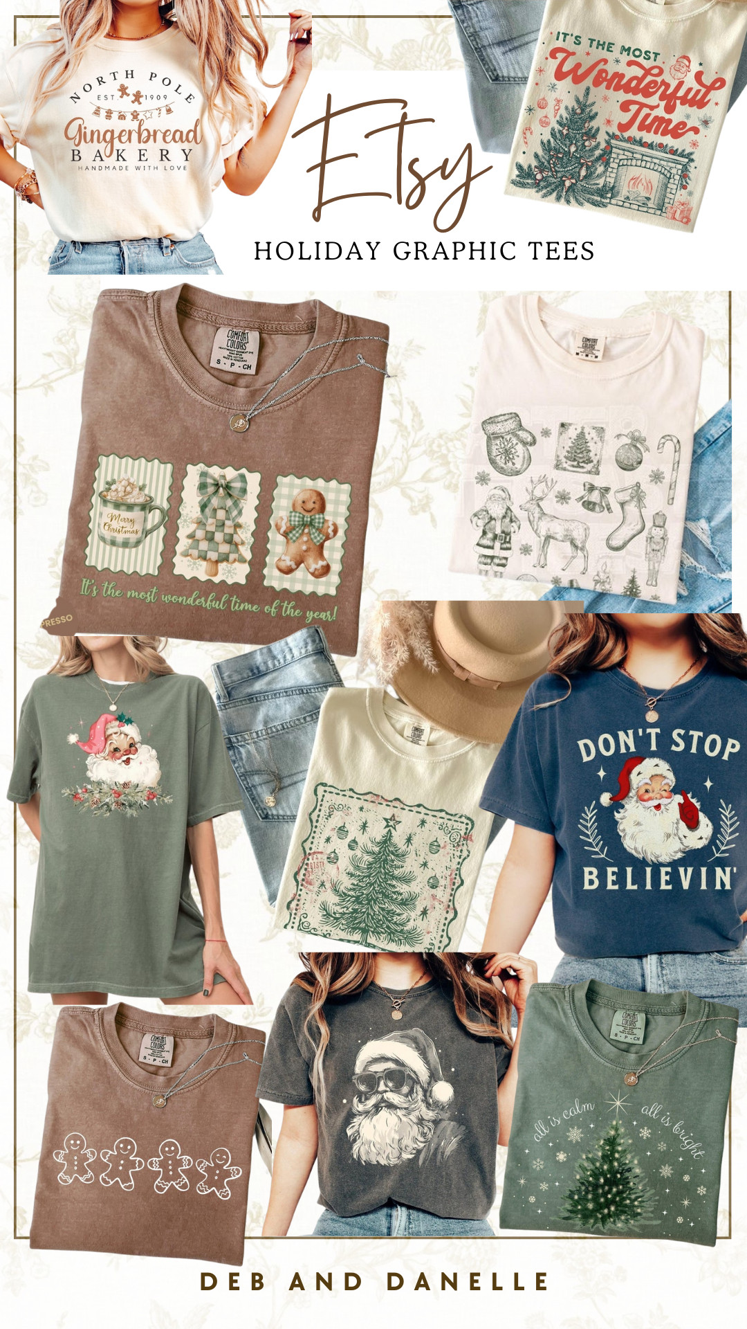 If you love graphic tees, here is a round up of adorable Christmas graphic tees from @Etsy. I love these and may need to pick up a few!  

 #LTKHoliday #LTKSeasonal #LTKMidsize