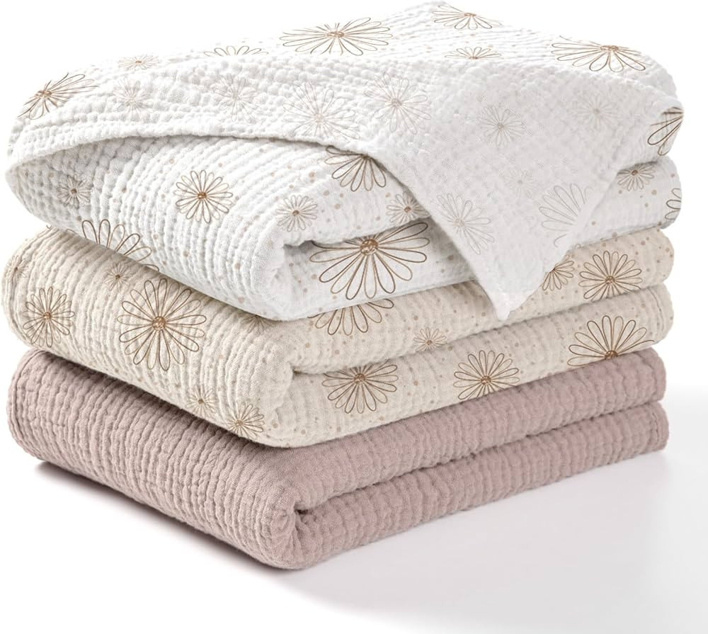 lulumoon Baby Muslin Swaddle Blankets: Soft Receiving Blanket for Newborn - Cotton Swaddling Blan... | Amazon (CA)