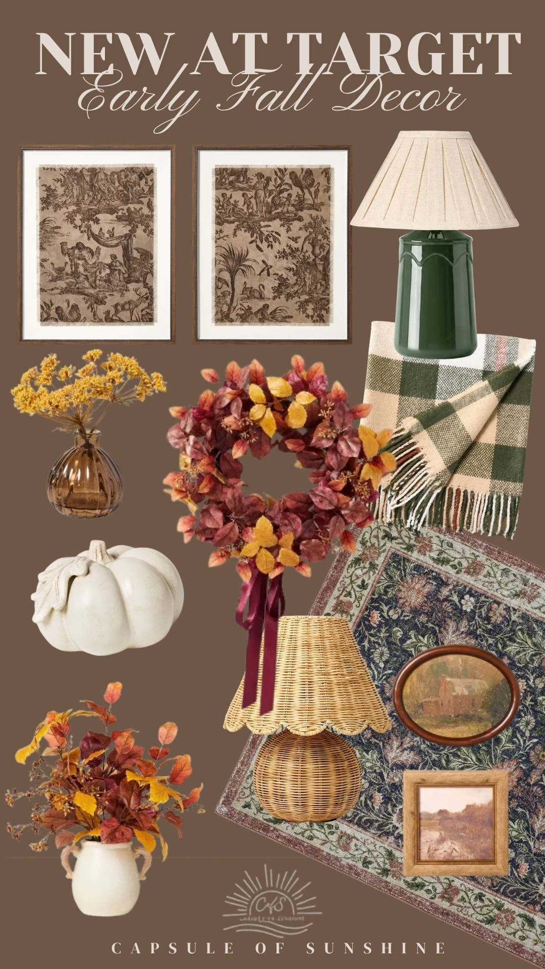 Target is making it VERY hard for me to behave with all this new fall decor 😍🍂 The deep greens, warm burgundy, vintage-inspired prints, woven textures… this whole collection feels so cozy without screaming pumpkin everything 😂

Linked some of my favorite new Target fall decor finds from this season! 🤎

#TargetFinds #TargetHome #TargetStyle #FallDecor #FallHomeDecor #CozyHome #AutumnDecor #HomeDecorFinds

#LTKHome #LTKSaleAlert #LTKSeasonal