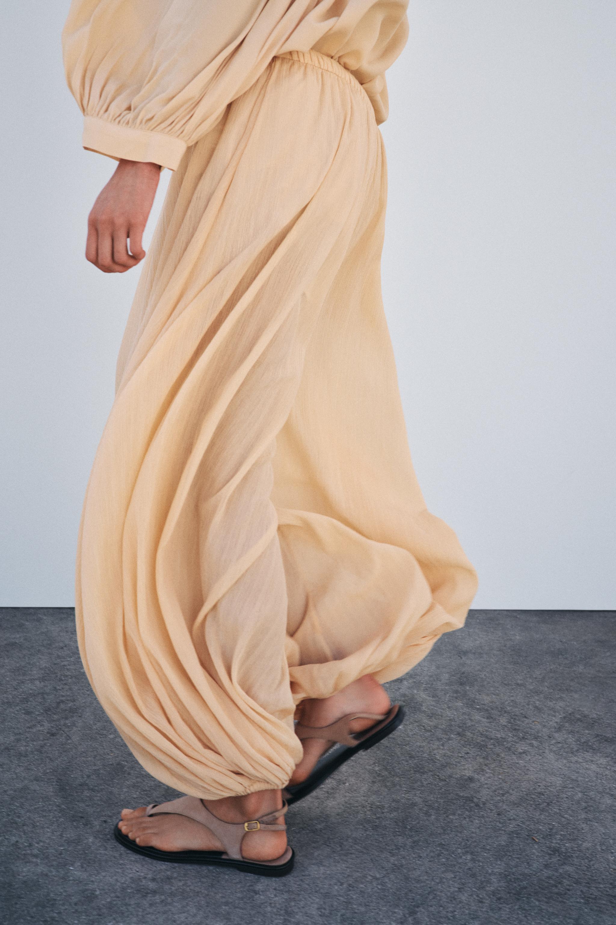 ZW COLLECTION BUBBLE HEM PANTS | Zara US