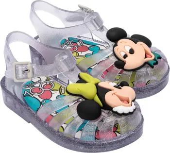 Melissa x Disney® Mickey & Minnie Possession Fisherman Sandals | Nordstrom | Nordstrom