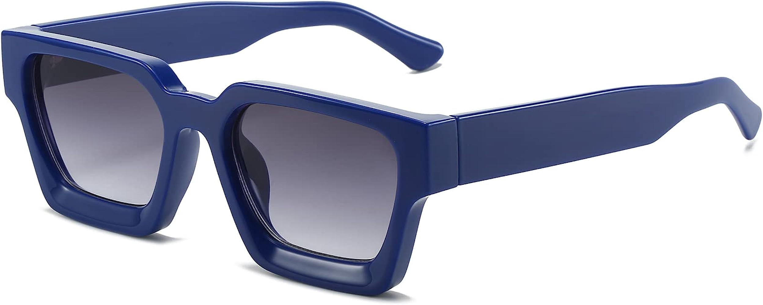 AIEYEZO Square Sunglasses for Women Men Square Thick Frame Sun Glasses Simple Designer Style Shad... | Amazon (US)