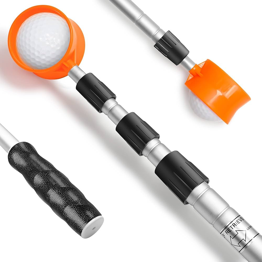 prowithlin Golf Ball Retriever, 6/9/12/15/18ft Aluminum Alloy Golf Ball Retriever Telescopic Golf... | Amazon (US)