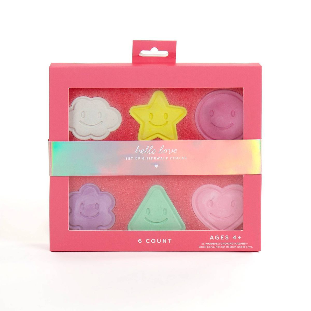 6ct Chalk Smiles Boxed | Target