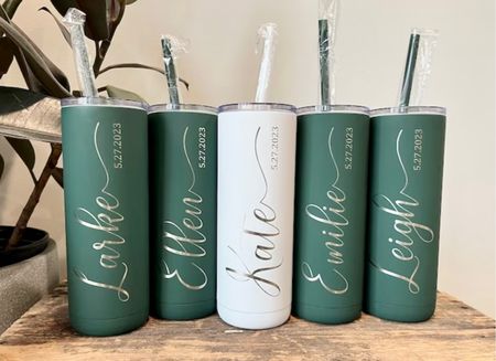 Personalized Laser Engraved Skinny Tumbler from TheGiftShopBy937

Screw on closeable Lid | Wedding Party | Bridesmaid | Bride Tribe | Bachelorette | Girls Trip Gift| bride to be party gift | Etsy | amazon 


#LTKhome #LTKwedding #LTKparties