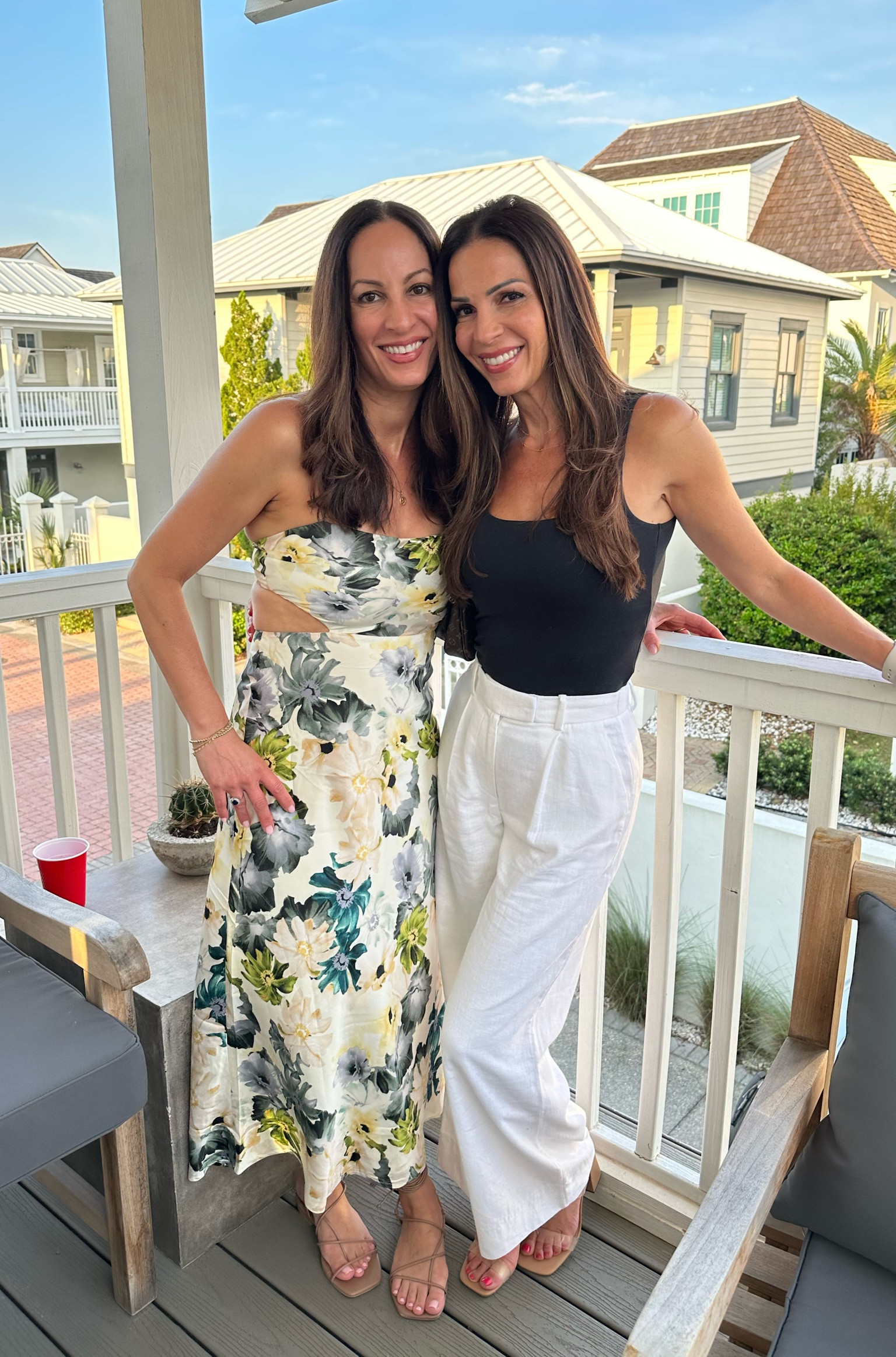 Petal and Pup Floral Dress, Abercrombie Wide Leg White Linen Pants, Abercrombie black tank, linen pants, wide leg pants, summer dress

#LTKSeasonal #LTKover40 #LTKstyletip