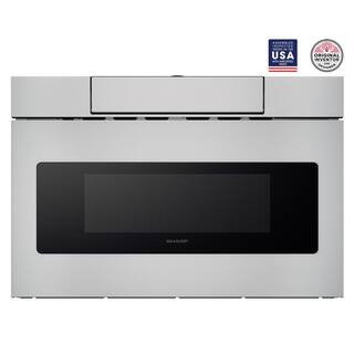 24 in. 1.2 cu. ft. Built-In Microwave Drawer with Concealed Controls in Stainless Steel Finish with Sensor Cooking | The Home Depot