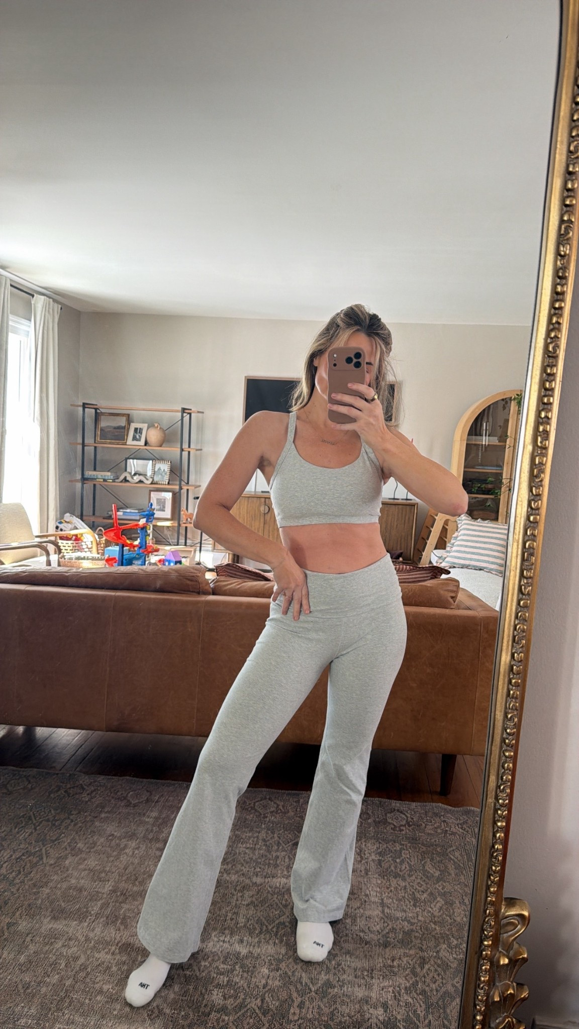 Wearing a medium in both!!
 So soft


#LTKActive #LTKOver40 #LTKfitnessgoals