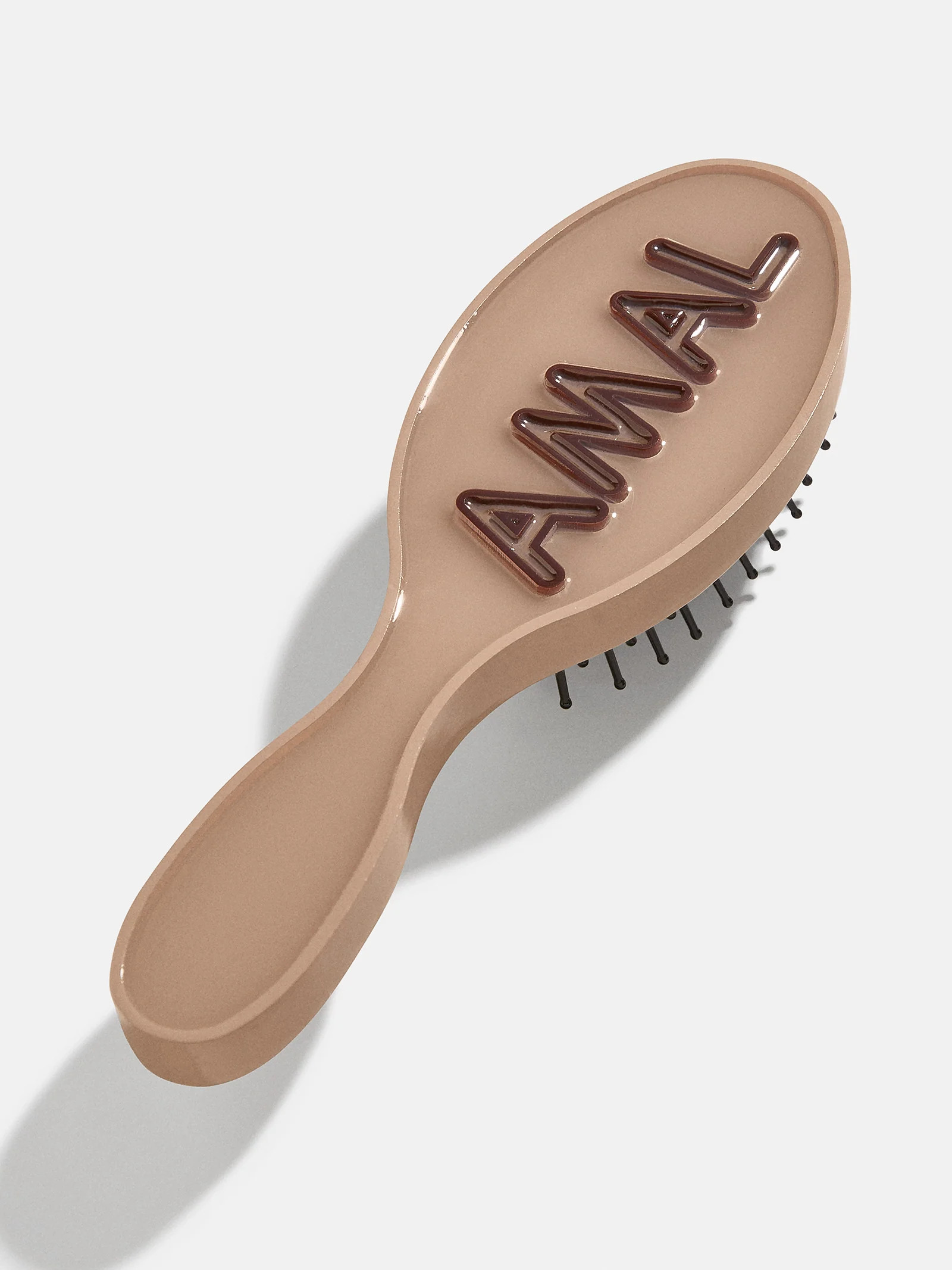 Fine Line Mini Custom Hair Brush - Light Brown/Dark Brown | BaubleBar (US)
