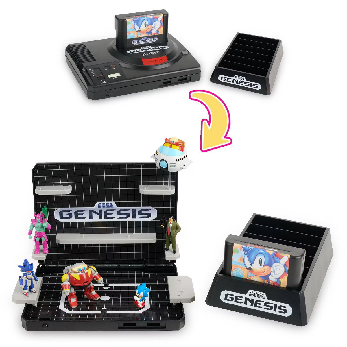 Sega Genesis Display Console - Supervillain Boss Bundle + Sonic 1 | Target