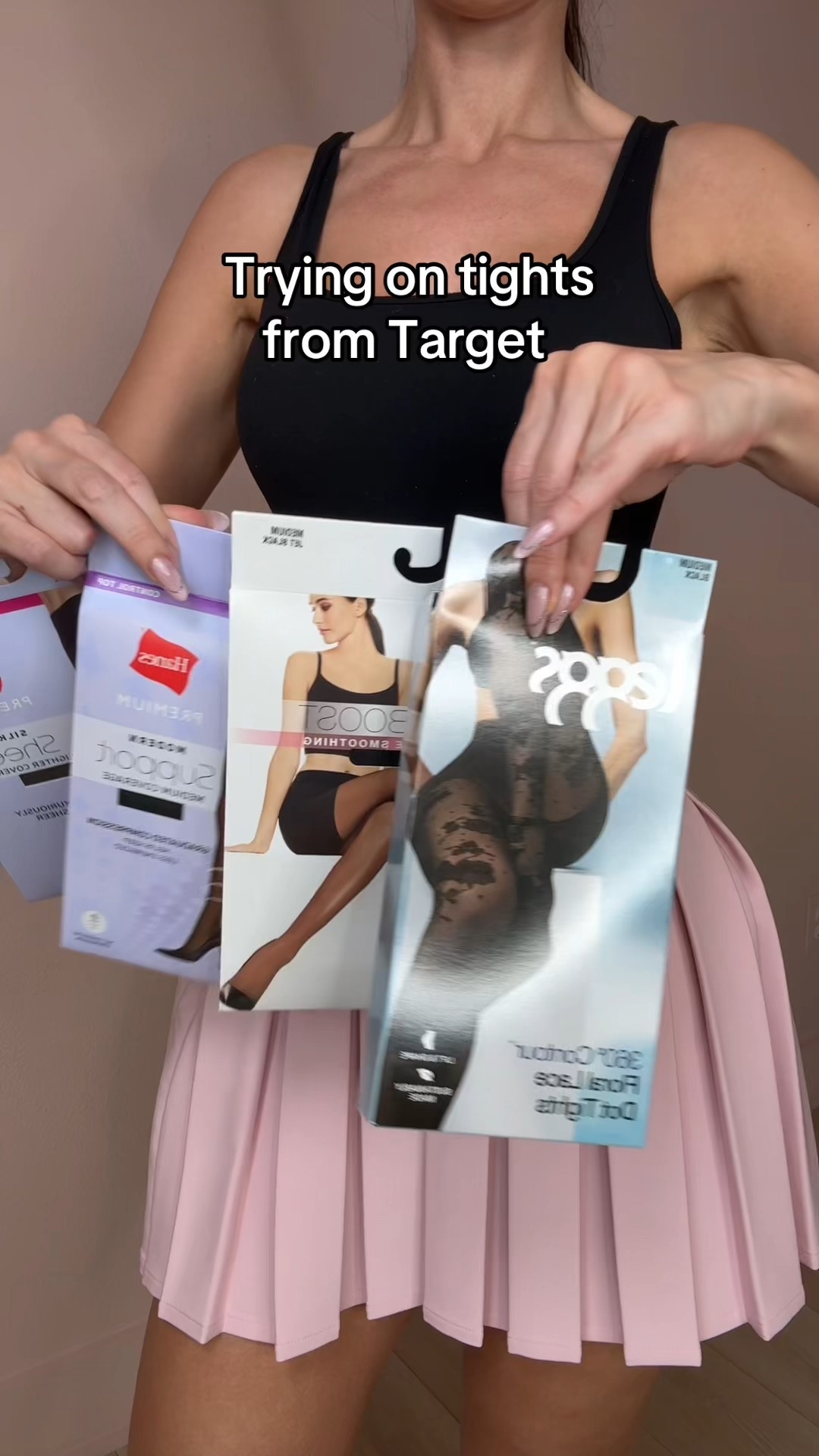 Hands-down, the best tights are number 3  - the cellulite control ones. They feel so high-end and that perfect sheer. I suffer with cellulite and it hides it! 🥰 I got a size large because I’ve learnt to always go much bigger in tights. 

#LTKootd #LTKTall #LTKFindsUnder50