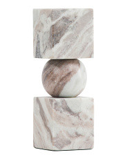 9x3 Solid Marble Taper Candle Holder | TJ Maxx