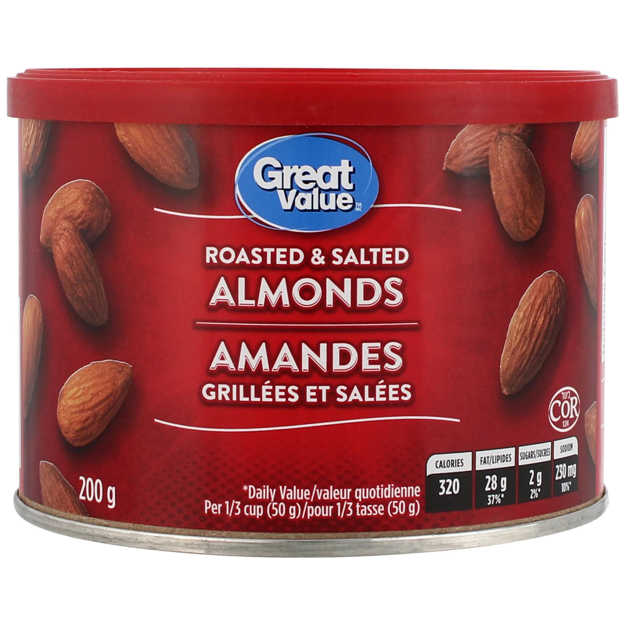 Great Value Roasted & Salted Almonds | Walmart (CA)