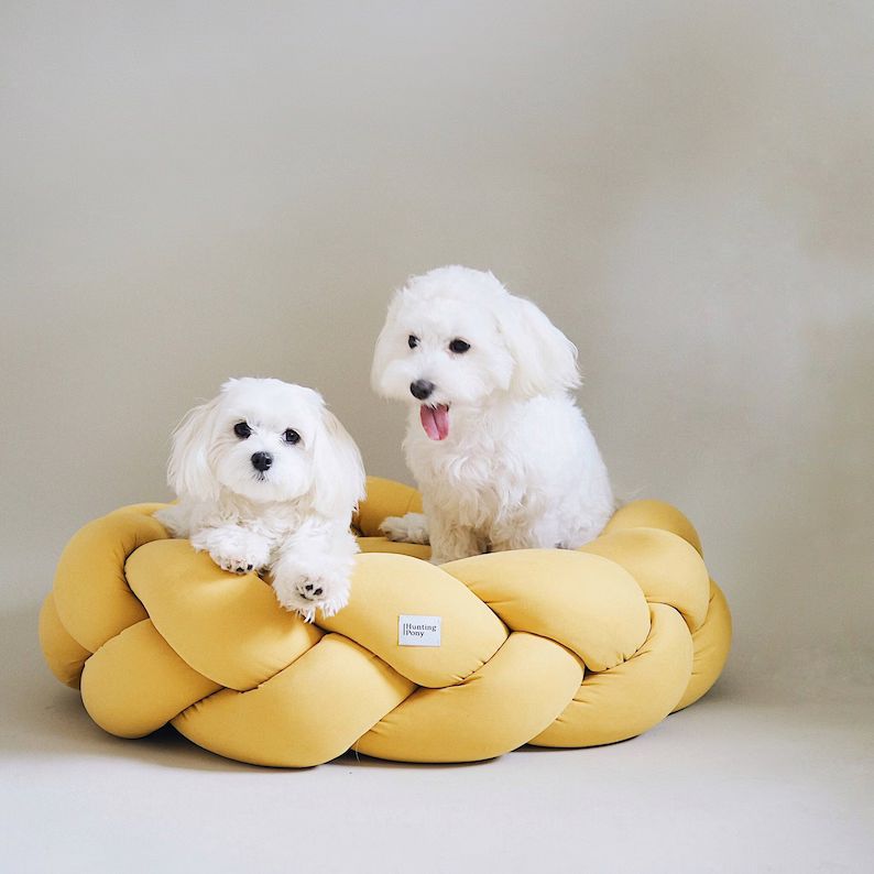 Kolosony Dog bed Graphite Yellow Grey Pink Pet beds - Unique pet gift - Dog beds Small Medium Lar... | Etsy (AU)