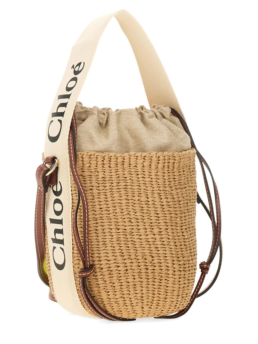Chloé Woody Small Bucket Bag | Cettire Global