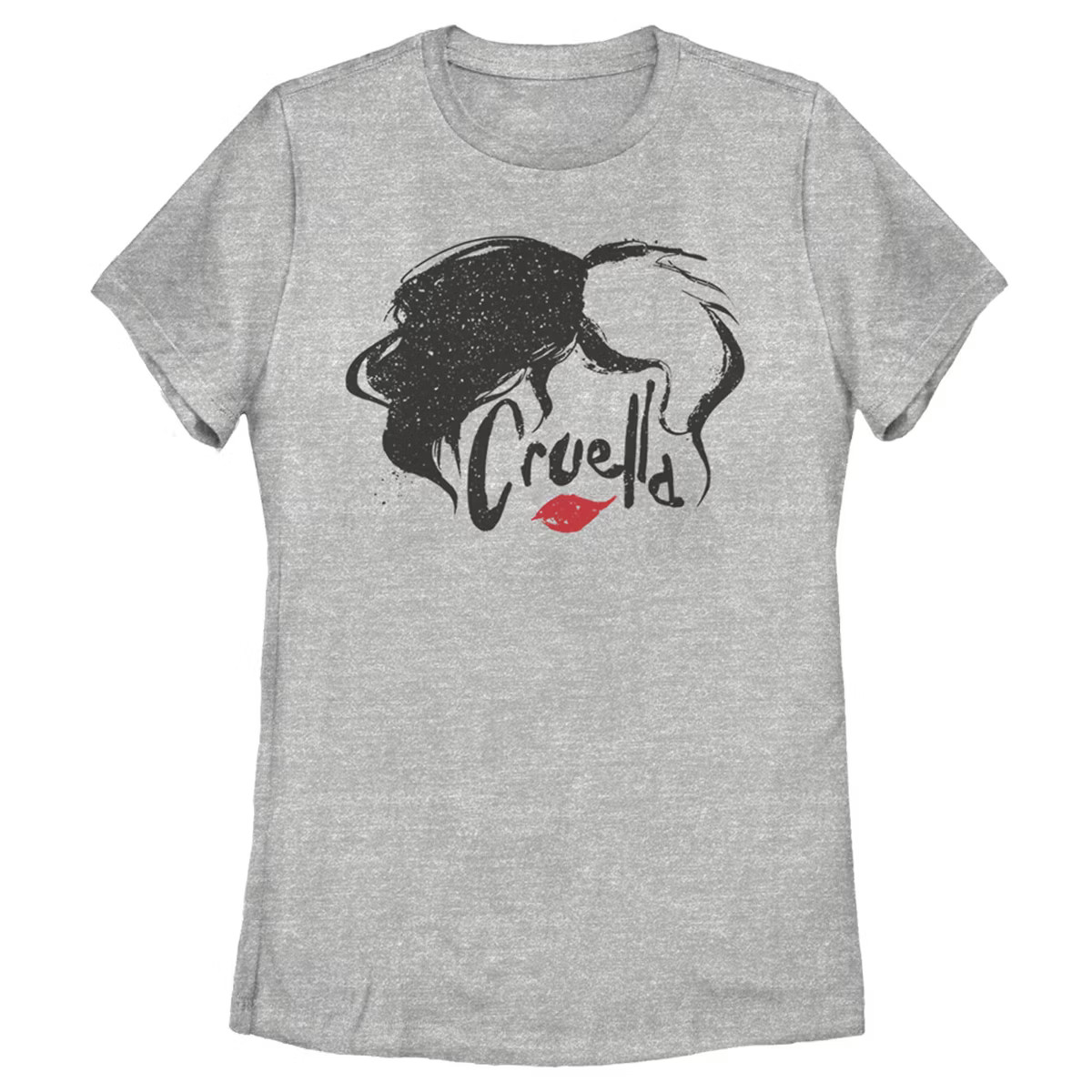 Women's Cruella Red Lips Logo T-Shirt | Target