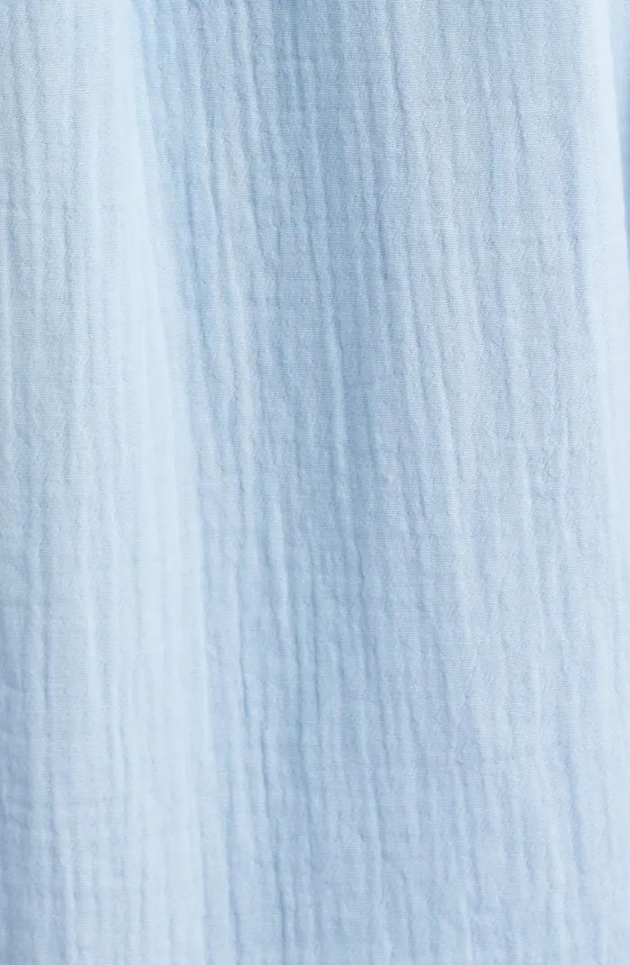 Casual Gauze Button-Up Shirt | Nordstrom