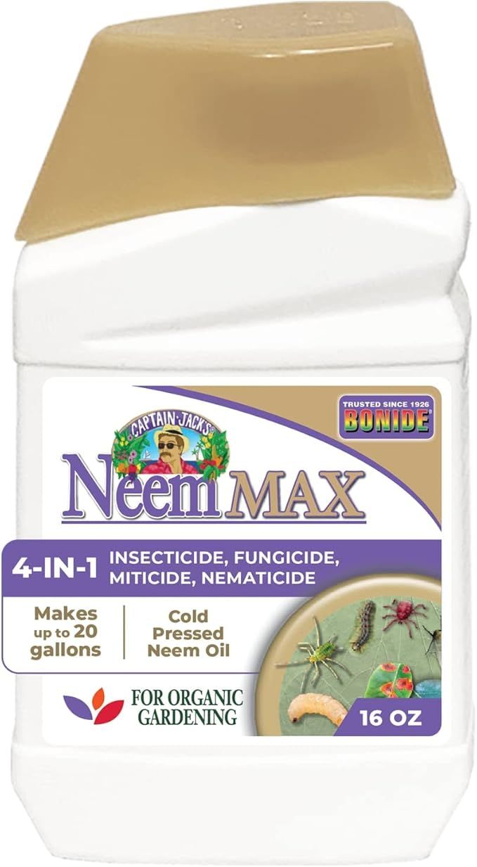 Bonide Captain Jack's Neem Max, 16 oz Concentrated Cold Pressed Neem Oil, Multi-Purpose Insectici... | Amazon (US)