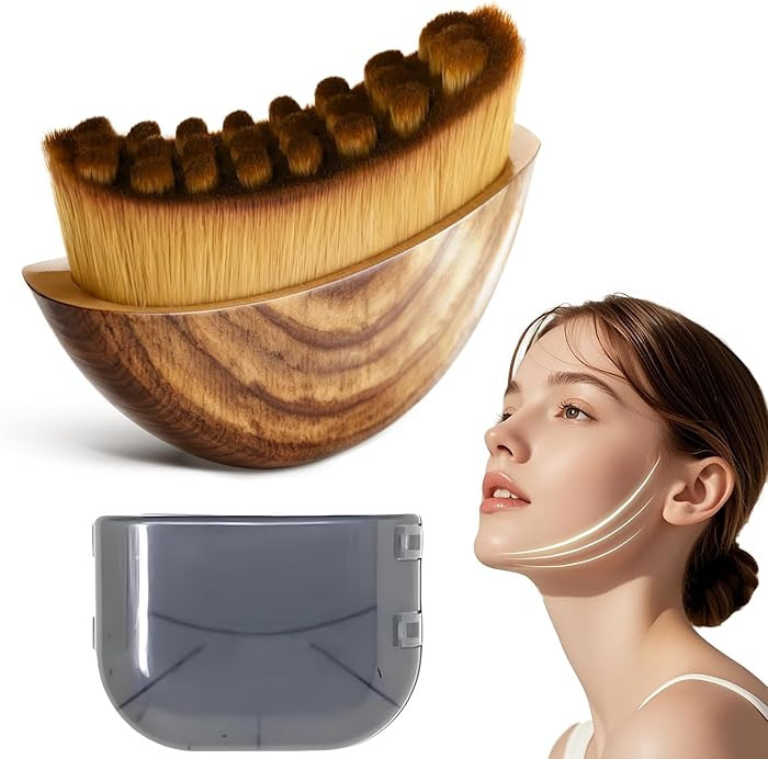 Lymphatic Contour Face Brush, Lymphatic Drainage Brush for Face, Chin & Neck. Features a Newly Up... | Amazon (US)