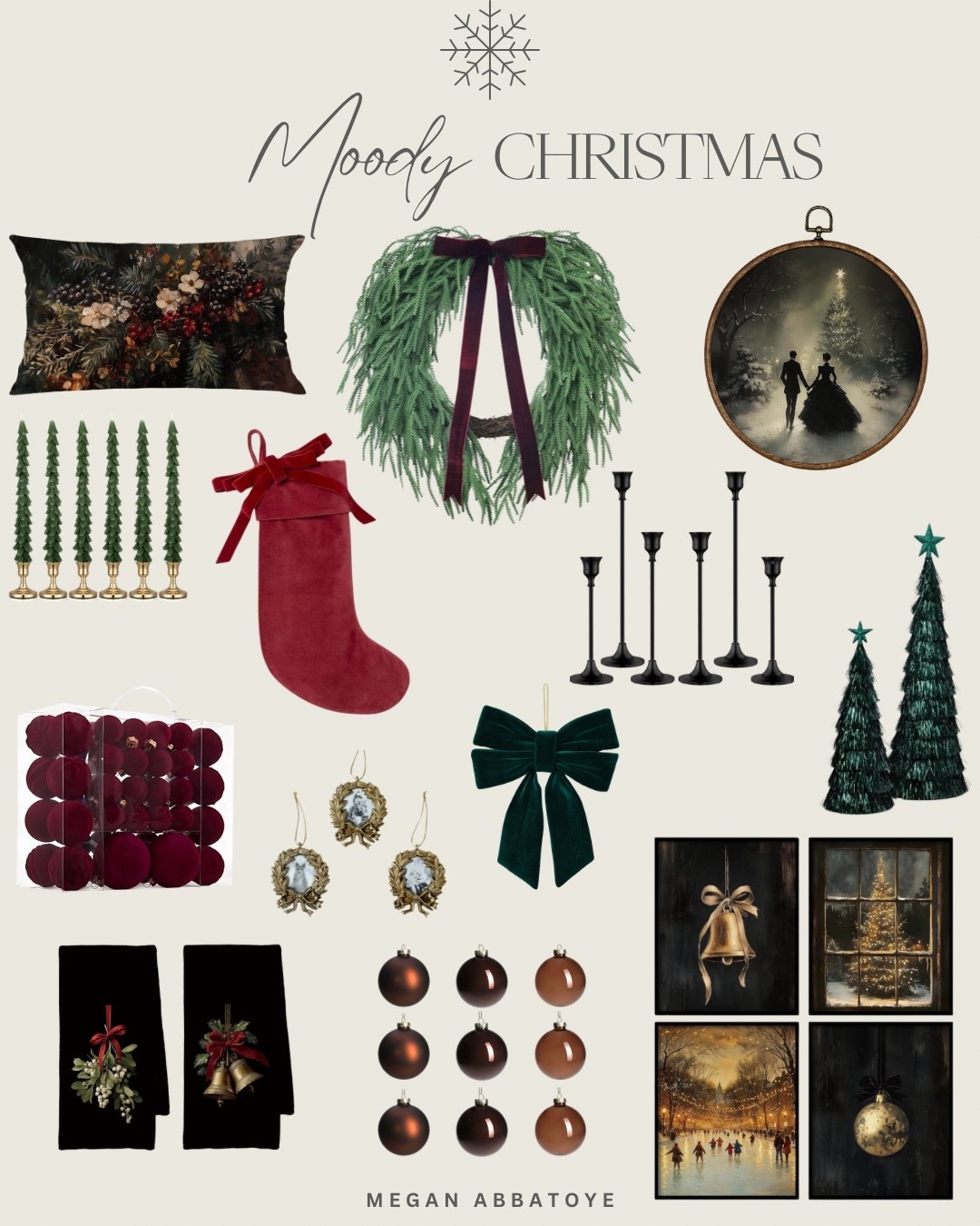 Decor inspo for a moody, romantic Christmas 🖤




#LTKHoliday #LTKSeasonal #LTKHome