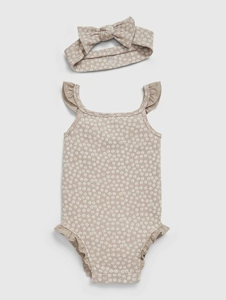 Baby Ribbed Shorty Outfit Set | Gap (US)
