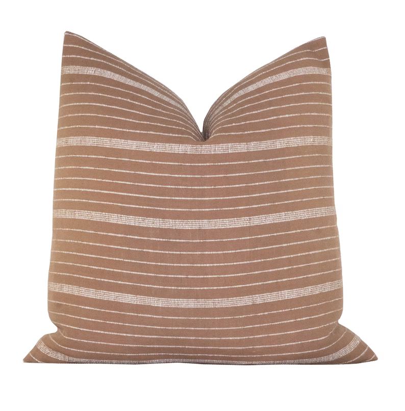Pillow Cover Cusco Stripe Terracotta Stripe Spark Modern | Etsy | Etsy (US)
