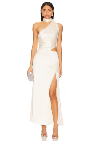 LPA Abriana Dress in Cream from Revolve.com | Revolve Clothing (Global)