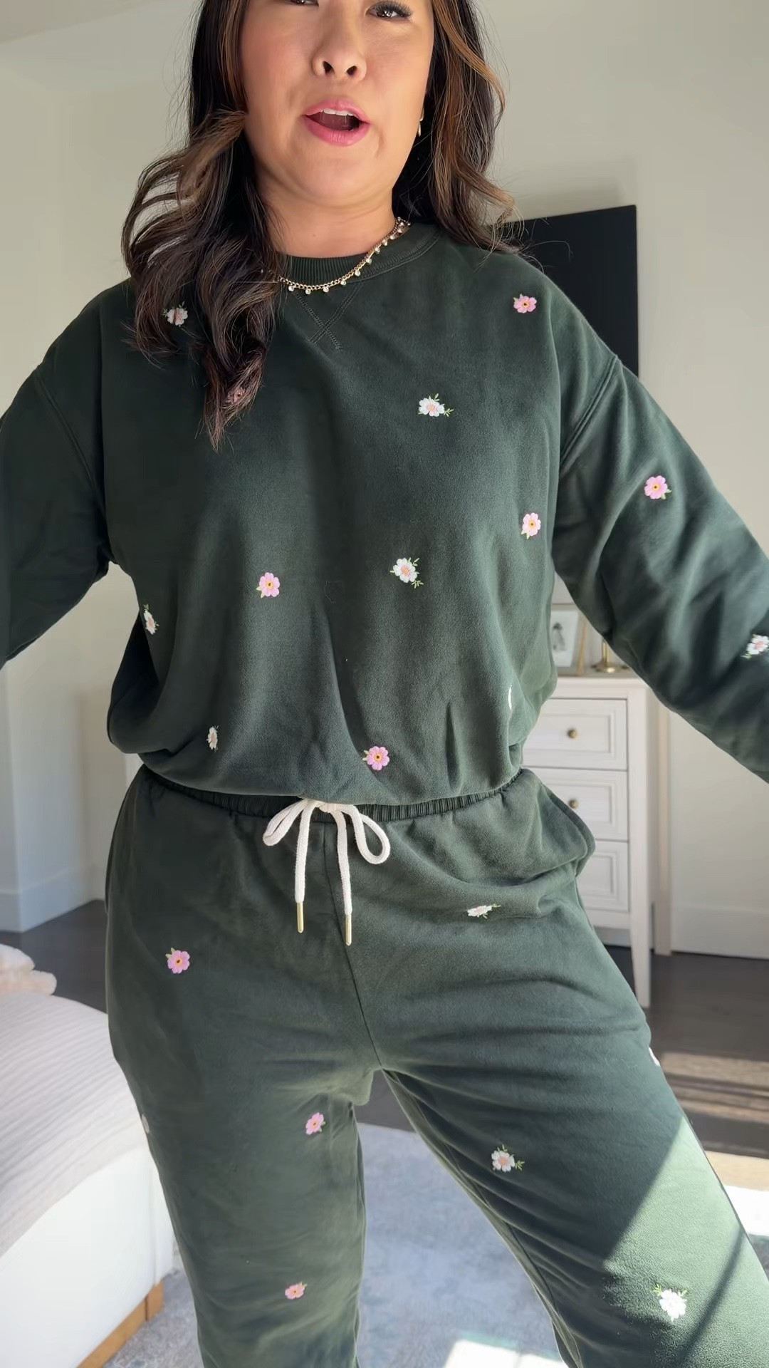 Walmart new fall arrivals 

Sweatshirt - medium 
Joggers - small

#LTKootd #LTKSeasonal #LTKOver40