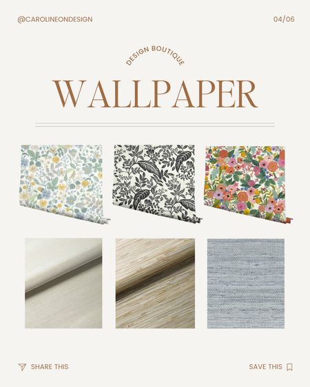 Sneak peek of my curated wallpaper boutique … including beautiful floral patterns and grasscloth options 🏠

#LTKhome