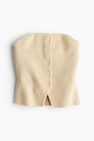 Knitted tube top | H&M (UK, MY, IN, SG, PH, TW, HK)