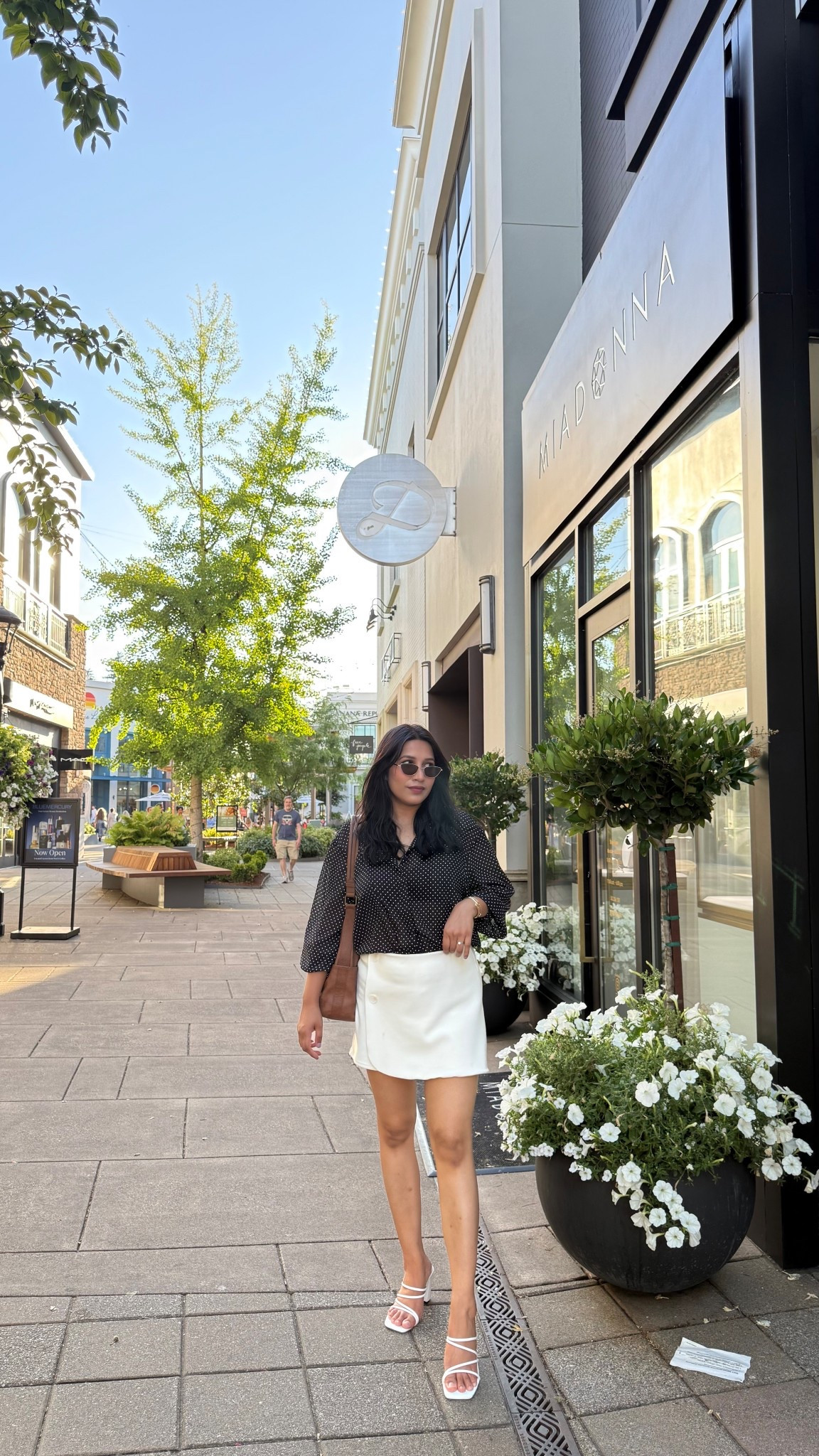 Polka dot shirt with white Skort 

#LTKPetite #LTKFindsUnder100 #LTKWorkwear