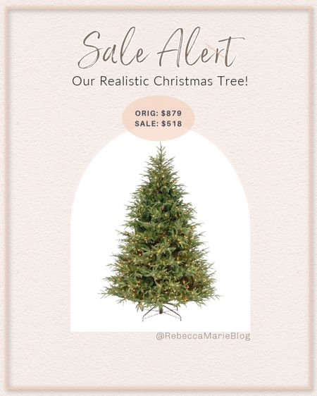 Christmas tree sale! #christmastree #christmastreesale #realistictree 

#LTKHoliday #LTKSeasonal