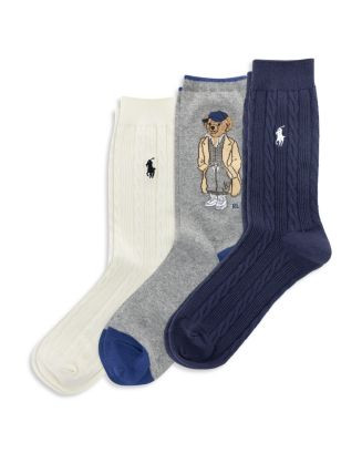 Ralph Lauren Fall Bear Socks Gift Pack, Pack of 3  | Bloomingdale's Women | Bloomingdale's (US)