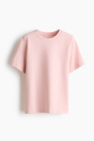 H & M - Interlock T-Shirt - Pink | H&M (US + CA)