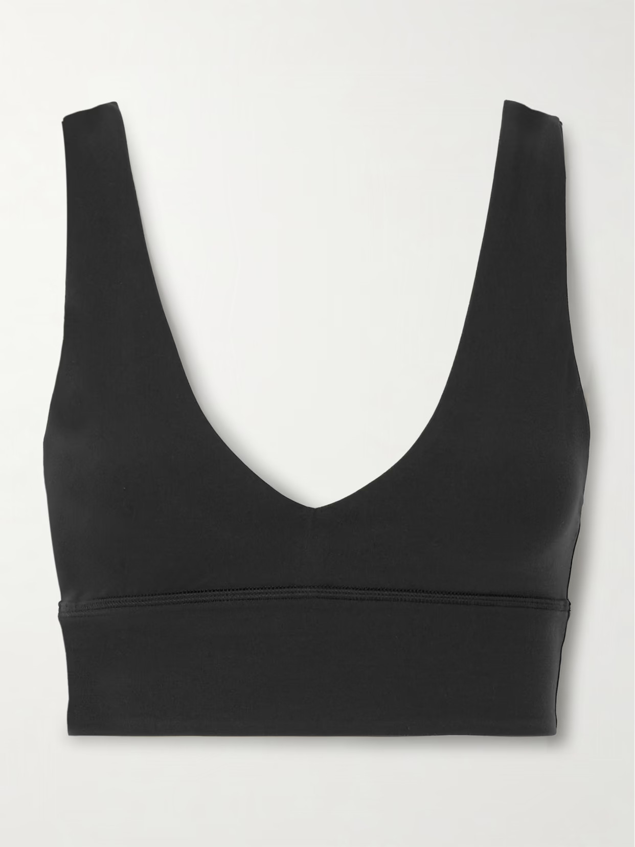 lululemon - Yoga Align V-neck Nulu Sports Bra - Black | NET-A-PORTER (US)