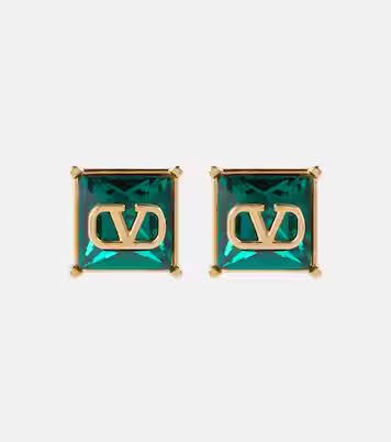 VLogo embellished earrings | Mytheresa (US/CA)