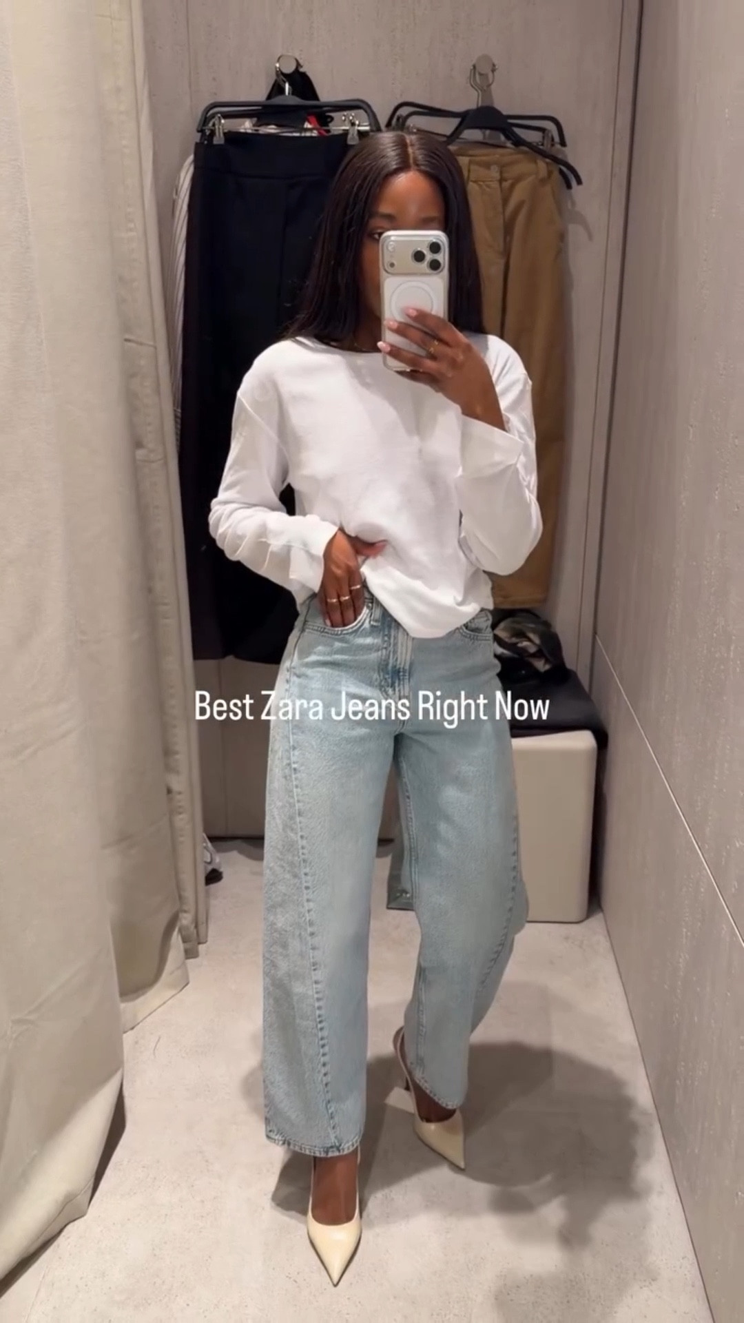 These @Zara jeans look WAY more expensive than they are 👖
The fit + quality surprised me. #zara

Wearing size EUR EUR34 (160cm Tall)


#LTKU #LTKPetite #LTKootd