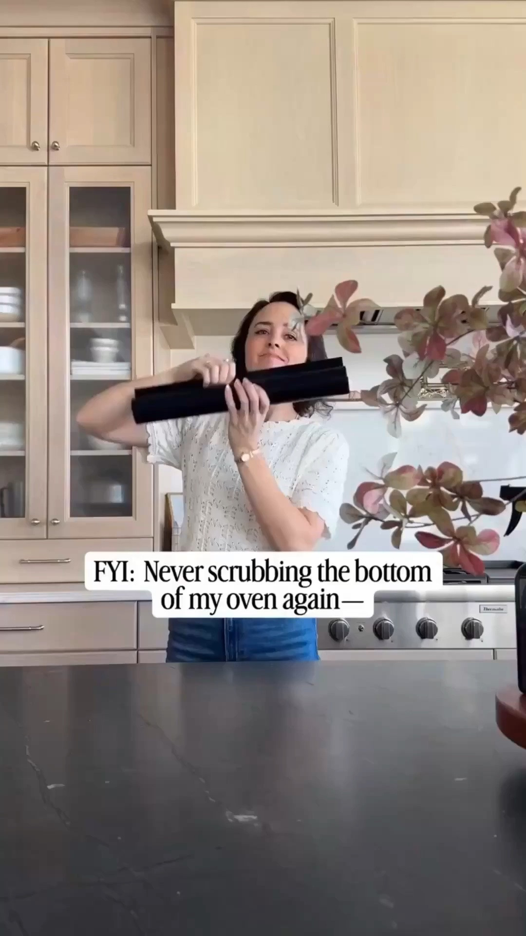 GENIUS oven liner that has sold like crazy, and saved me from dozens of baked-on messes. ✨ You don’t generally hear me say you “have to get” something—but you HAVE to get these non-stick reusable liners!! They are the kitchen hack no one should be without: Such a simple solution to keeping the bottom of your oven clean from hard, baked-on messes, and since the mat is NON-STICK, it washes like a dream after spills. 🙌 GENIUS!!!

With over 22,000 reviews and an AMAZING rating, you know I’m not the only one who’s hooked. —Seriously… How did I not have this till 2025?! 🤯

It comes in a pack of two (perfect for my double ovens) and can be cut to the exact size you need. 🤌 Just place one on the bottom rack of your oven (NOT to be confused with the actually bottom of your oven… it needs to go on the rack!)

I’m just saying: I’ve been testing these out for a couple of weeks before sharing them with you. (I do my homework, friends) Tests included things like chicken pot pie and over full lasagna pans, and these mats WORK like a literal dream!

I really, really, REALLY want you to experience the joy of never worrying about cleaning the bottom of your oven again. Like really bad. 😅🫶 Sharing is caring in this case.

#amazonhome #kitchenhack #cleaninghack #ovenclean

Oven cleaner, oven cleaning hack, oven liner, kitchen cleaning hack, kitchen must have, baking must have, favorite kitchen products, clean home, life hack, home hack, genius kitchen find

#LTKdayinmylife #LTKmomlife #LTKHome

#LTKdayinmylife #LTKmomlife #LTKHome