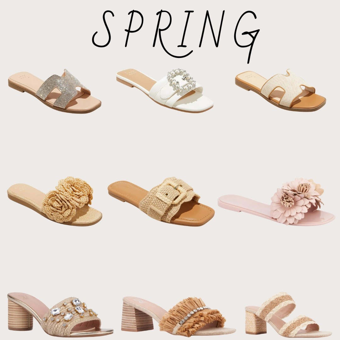 Spring shoes. Spring flats. Spring heels.

#LTKFindsUnder50 #LTKShoeCrush #LTKFindsUnder100