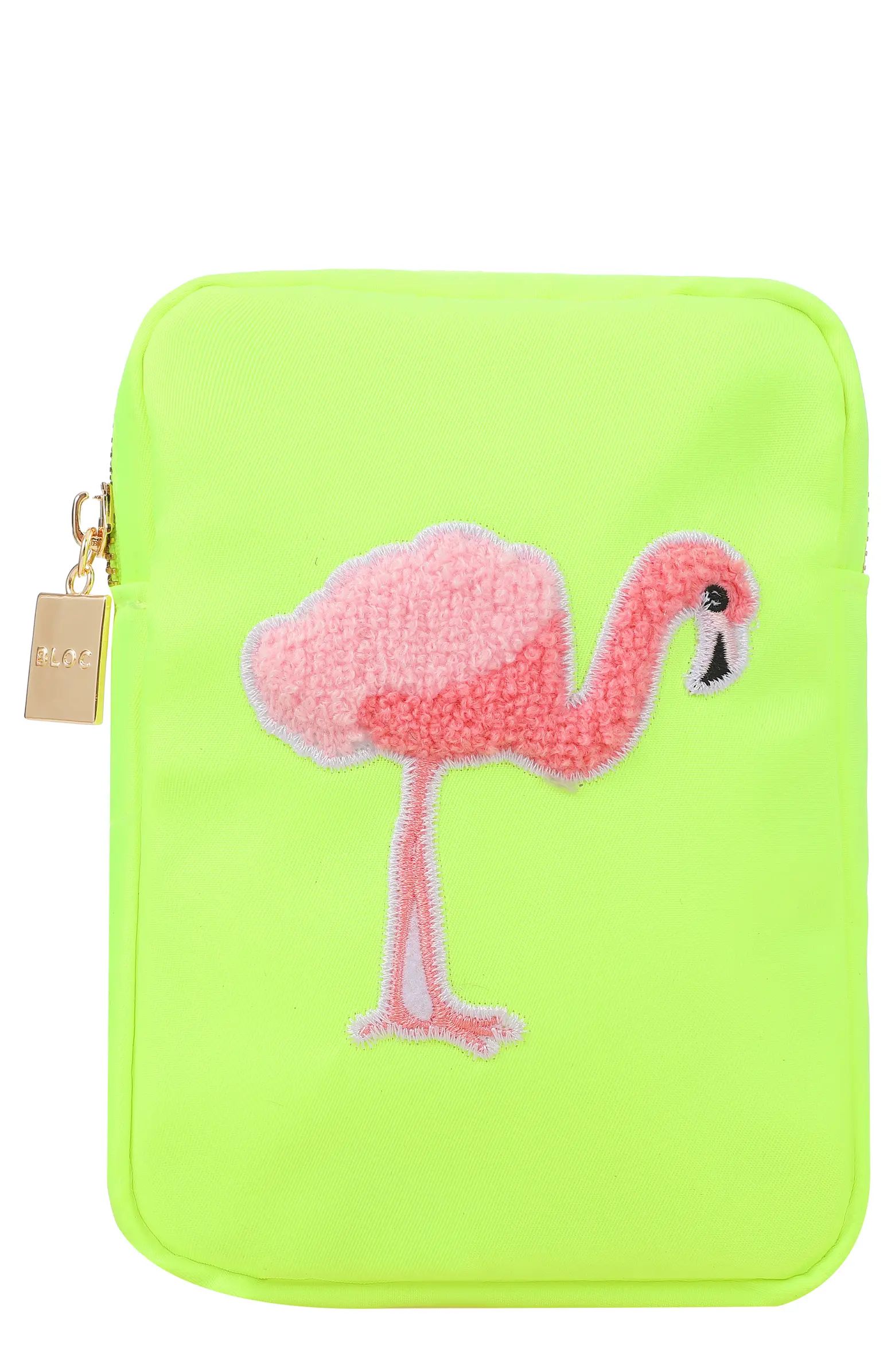 Mini Flamingo Cosmetics Bag | Nordstrom
