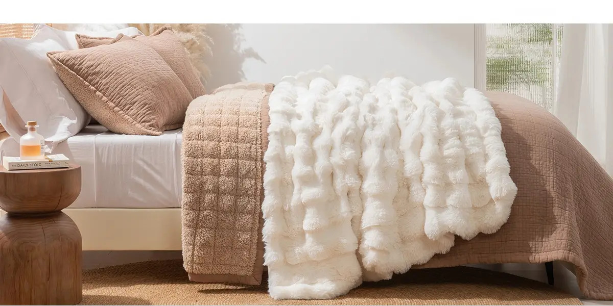 Ridgeline Faux Fur Throw Blanket | Wayfair North America