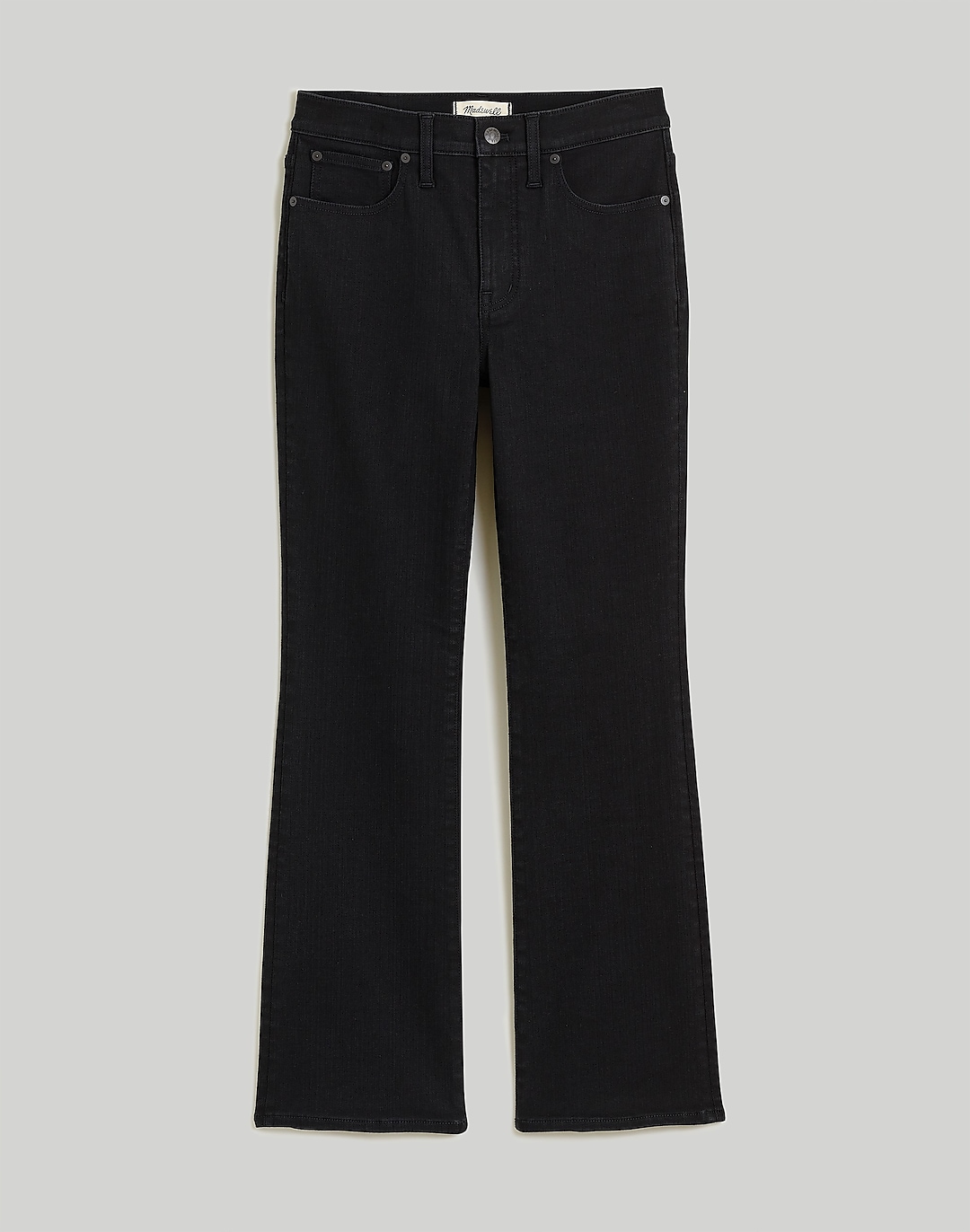 Petite Kick Out Crop Jeans in Black Rinse Wash | Madewell