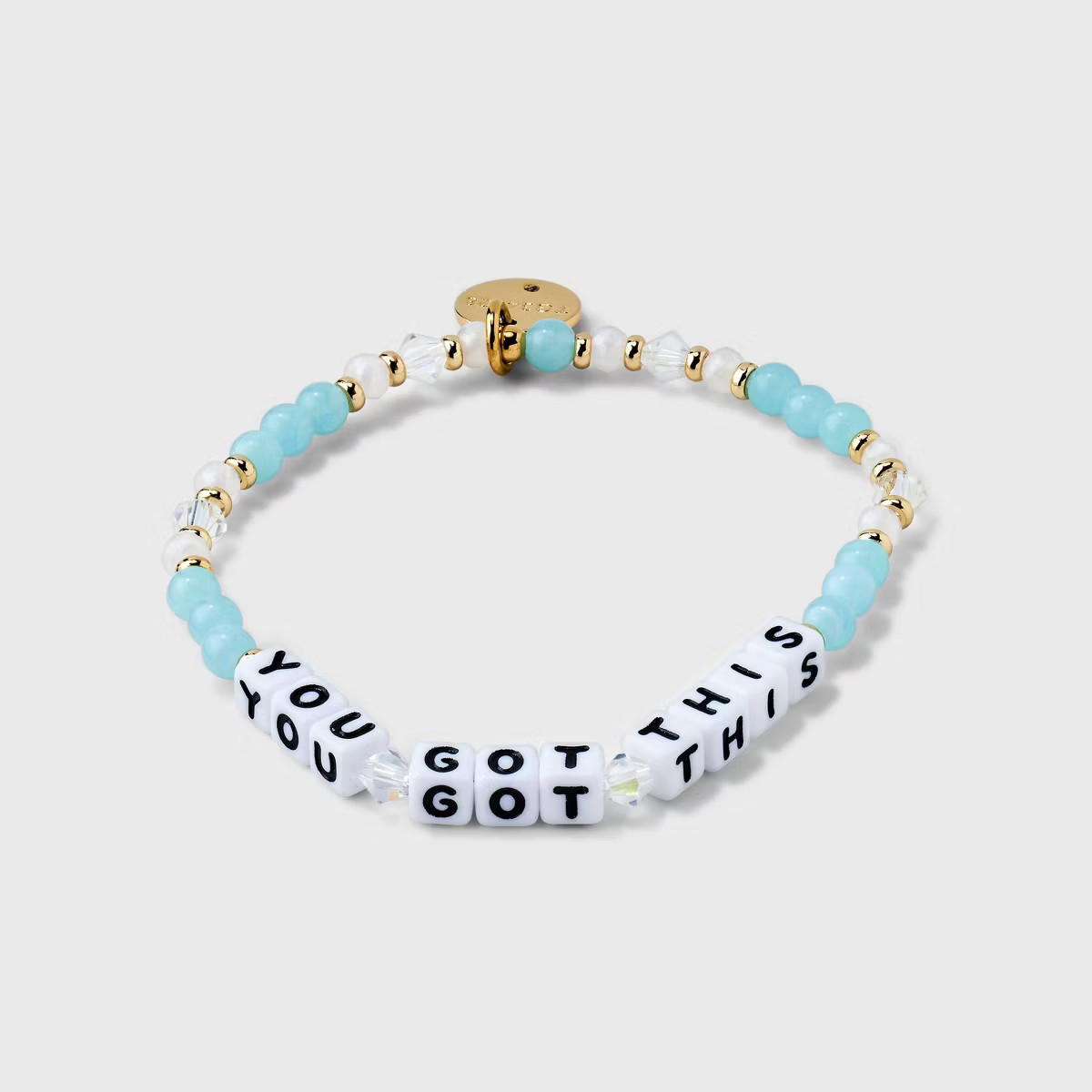 Little Words Project You Got This Beaded Bracelet - Light Blue M/L | Target
