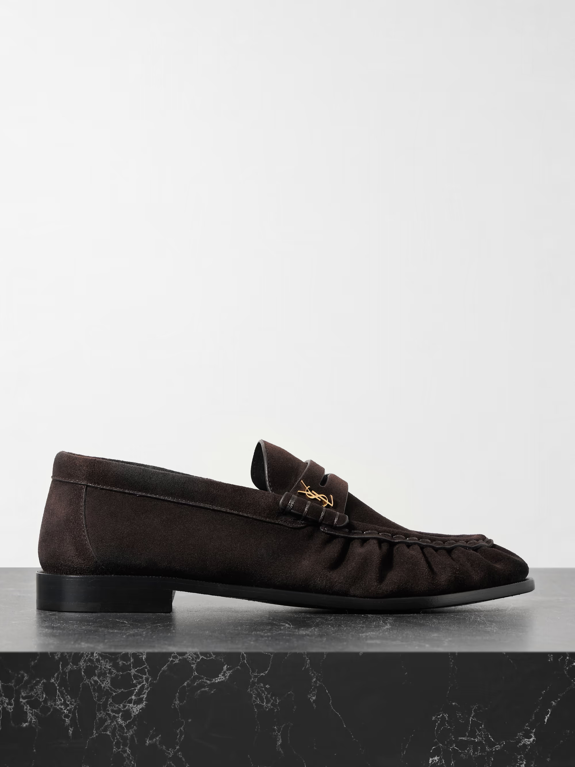 Le Loafer embellished suede loafers | NET-A-PORTER (UK & EU)