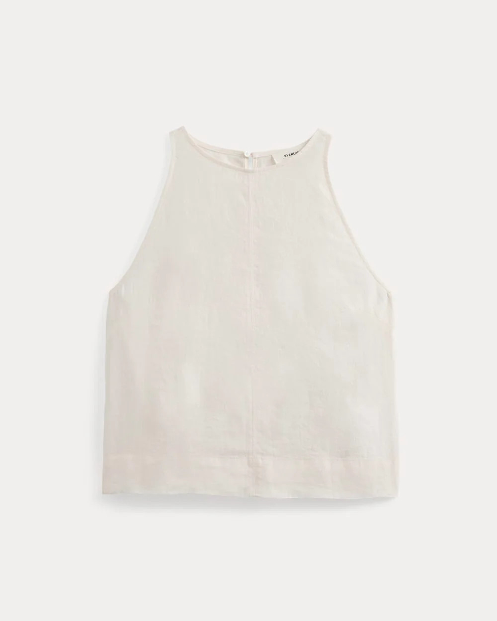 The Linen High-Neck Tank | Bone | Everlane